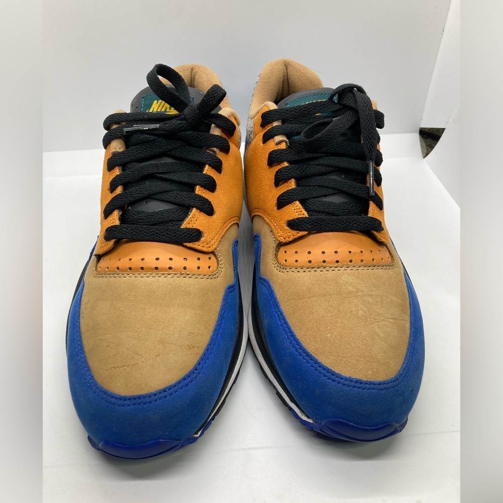 Nike Athletic Shoes - Blue, Tan, and Orange - Picture 4 of 13